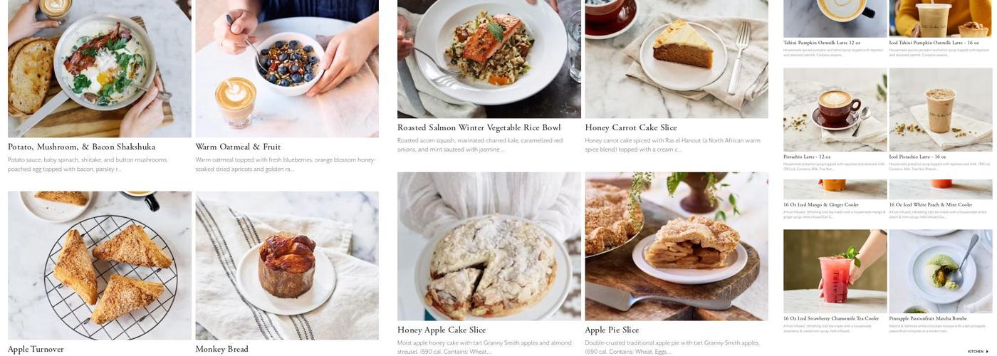 Tatte Bakery & Cafe | Assembly Row Menu