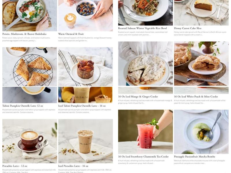 Tatte Bakery & Cafe | Assembly Row Menu