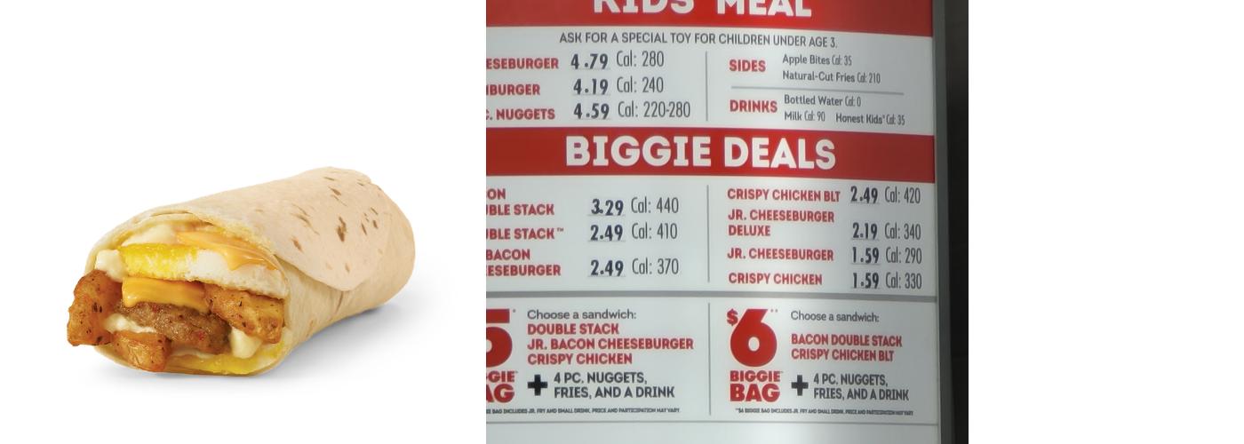Wendy's Menu