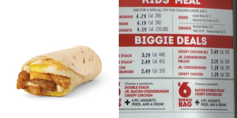 Wendy's Menu