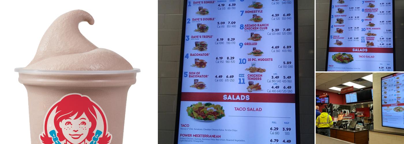 Wendy's Menu