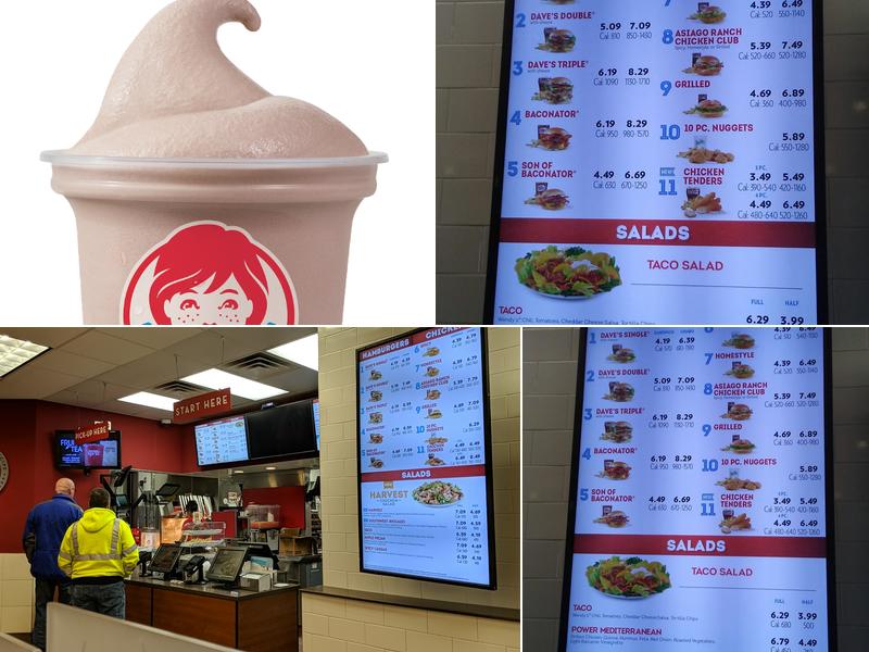 Wendy's Menu