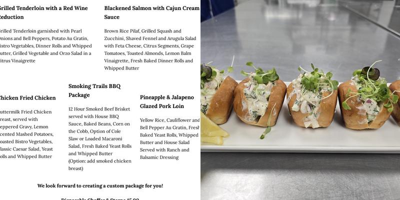 Classic City Catering LLC Menu