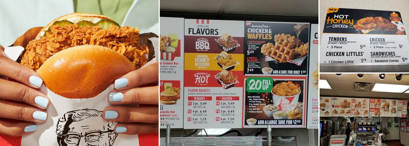 KFC Menu