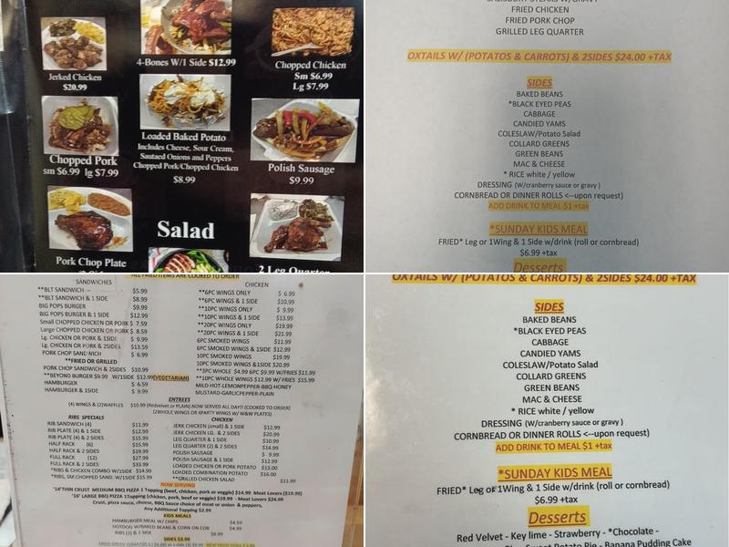 BBQ Sam’s (B'ham) Menu