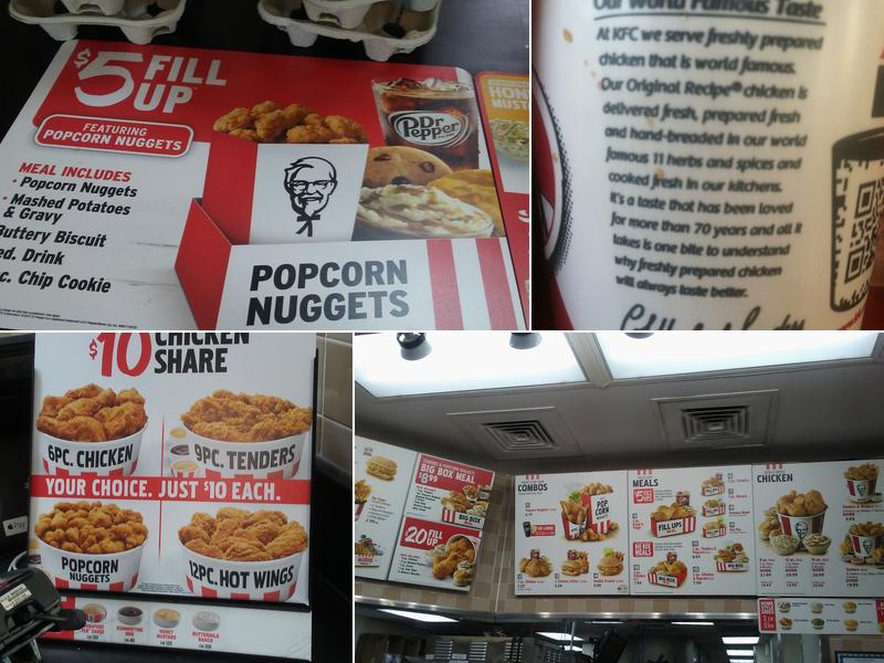 KFC Menu