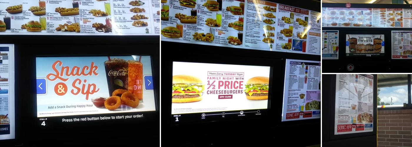 Sonic Drive-In Menu