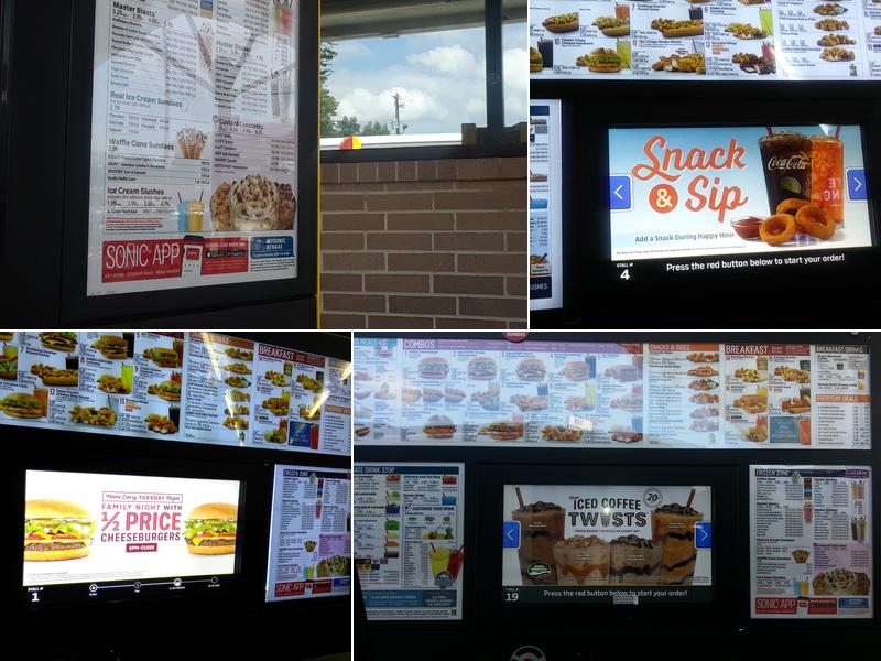 Sonic Drive-In Menu