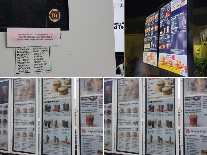 McDonald's Menu