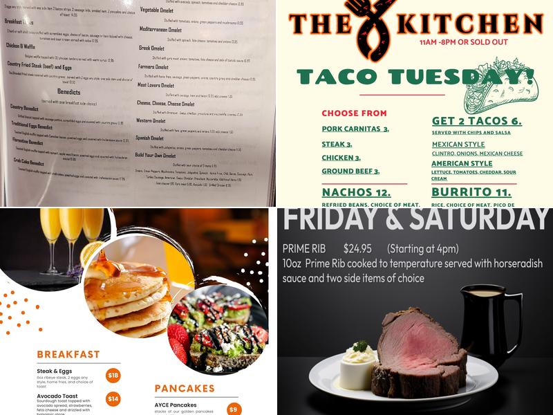 The Kitchen Dunedin Menu