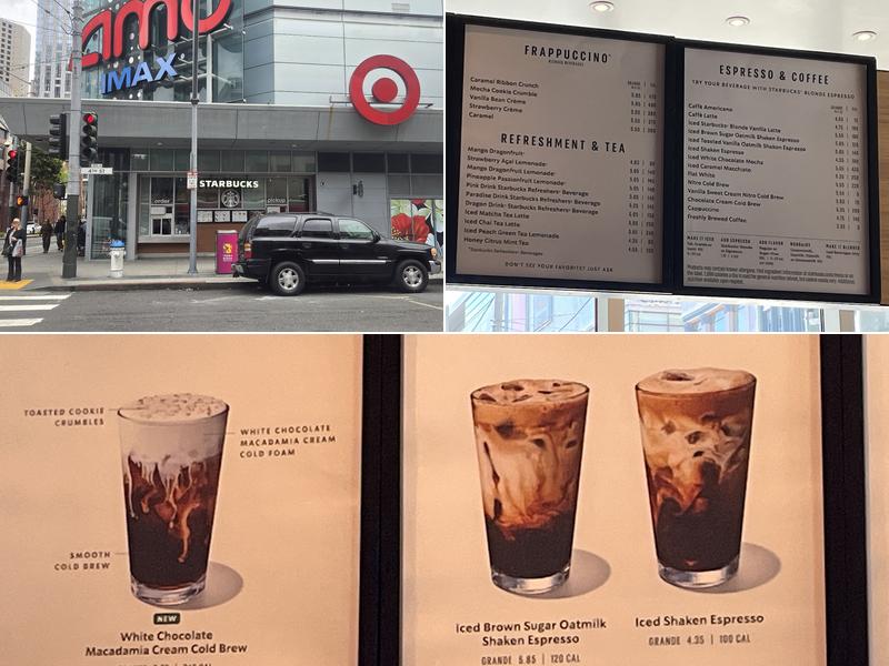 Starbucks Menu