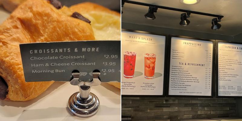 Starbucks Menu