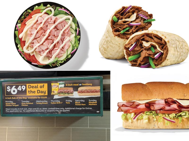 Subway Menu