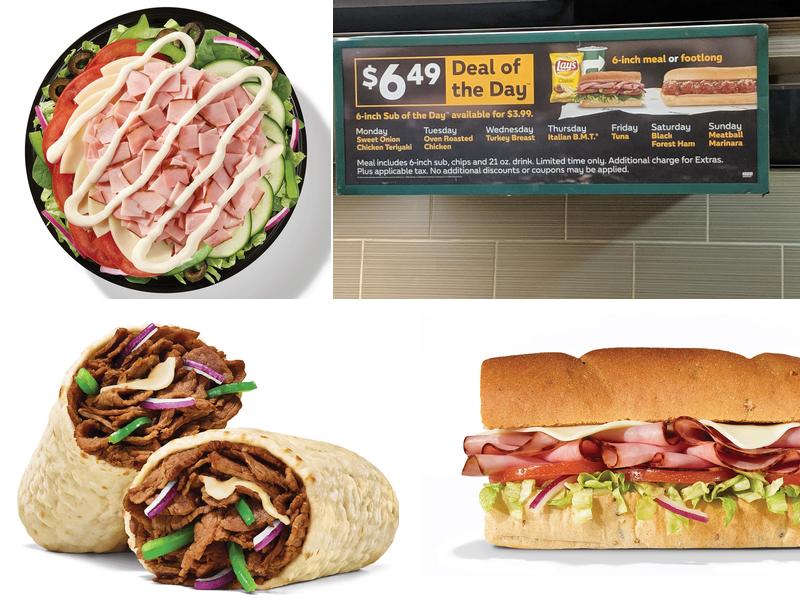 Subway Menu