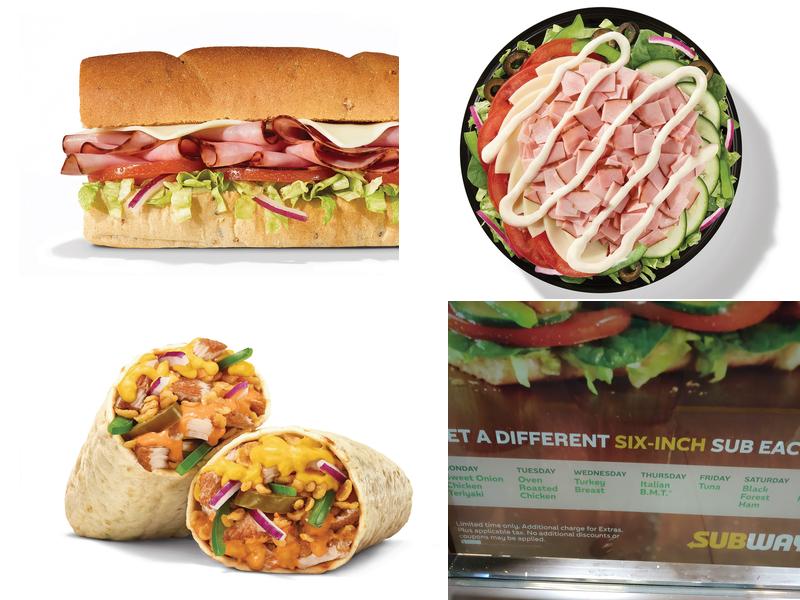 Subway Menu