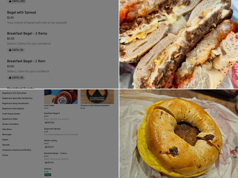 Bagelman New Milford Menu