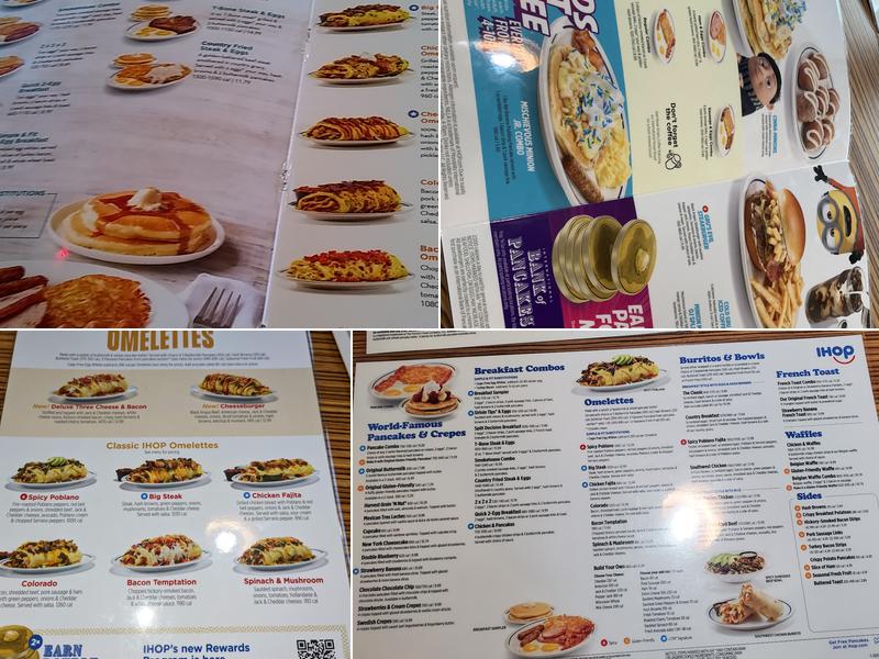 IHOP Menu