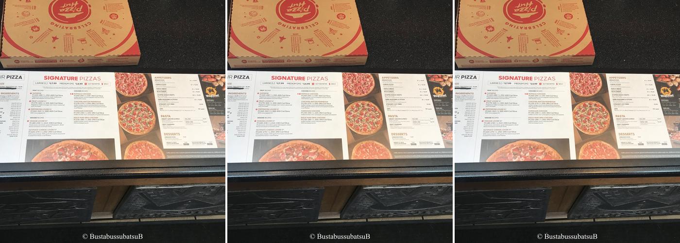 Pizza Hut Menu