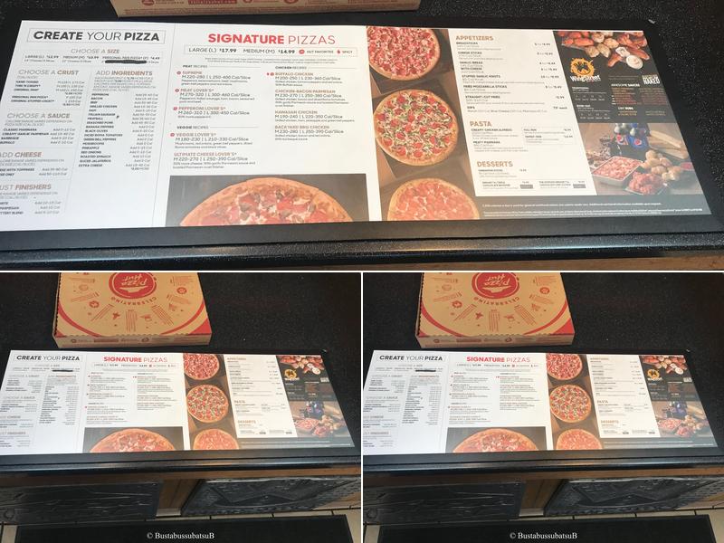Pizza Hut Menu