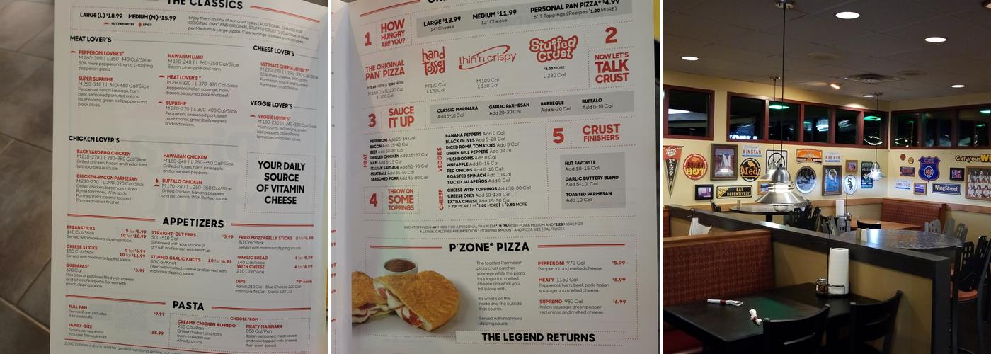 Pizza Hut Menu