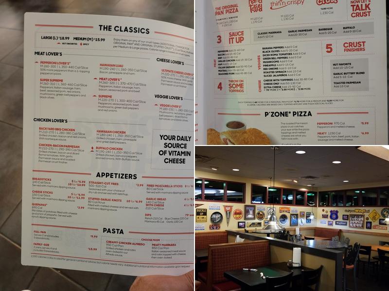 Pizza Hut Menu