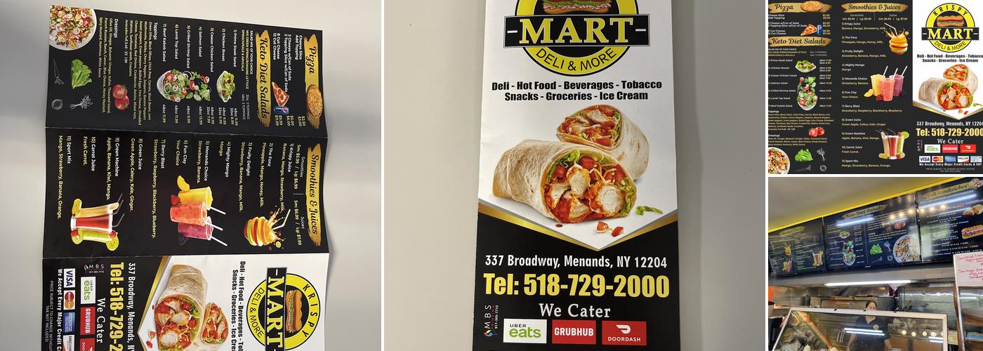 Krispy Mart LLC Menu