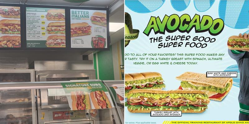 Subway Menu