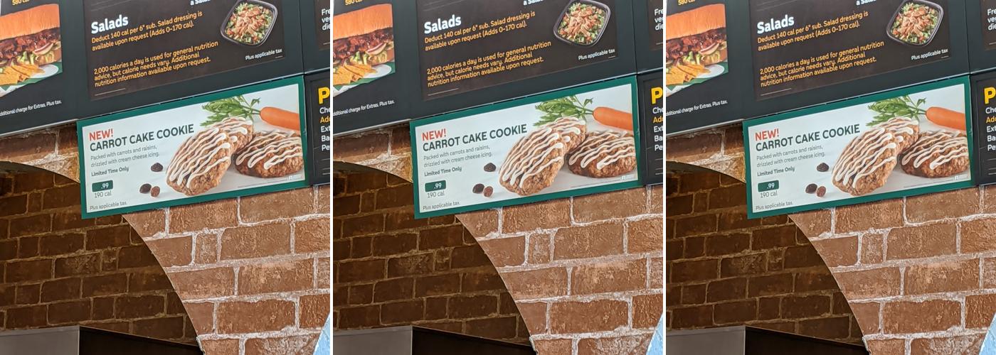 Subway Menu