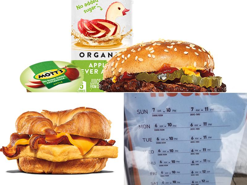Burger King Menu