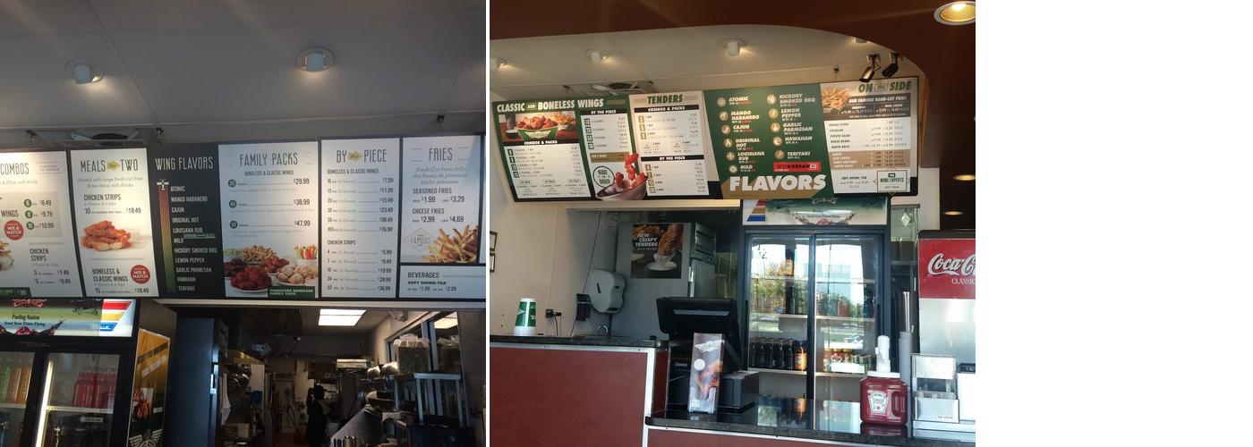 Wingstop Menu