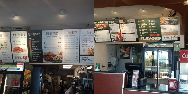 Wingstop Menu