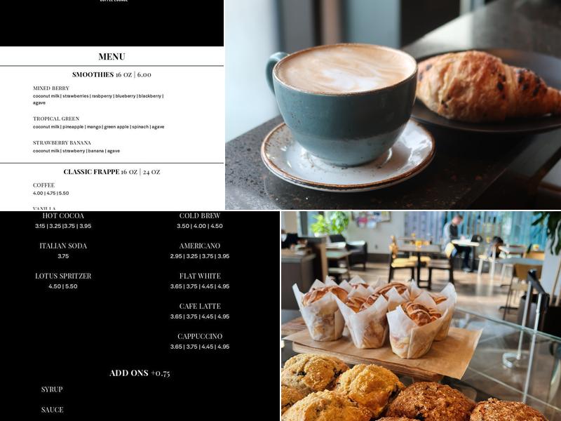 The Cup Coffee Lounge Menu