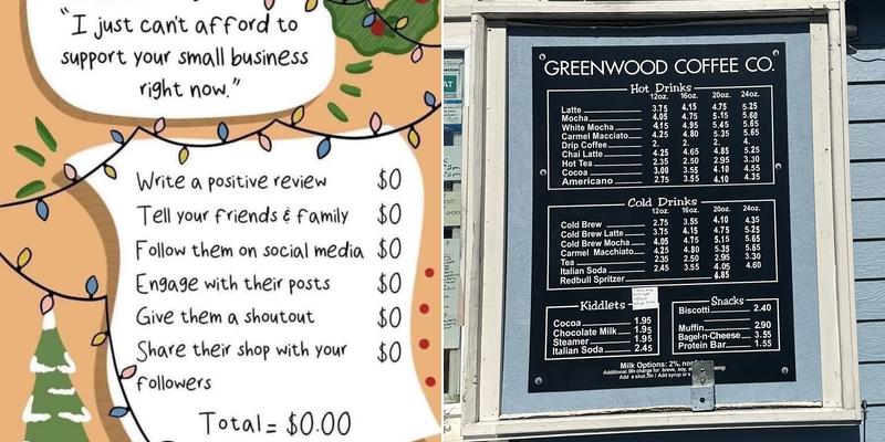 Greenwood Coffee Co. Menu