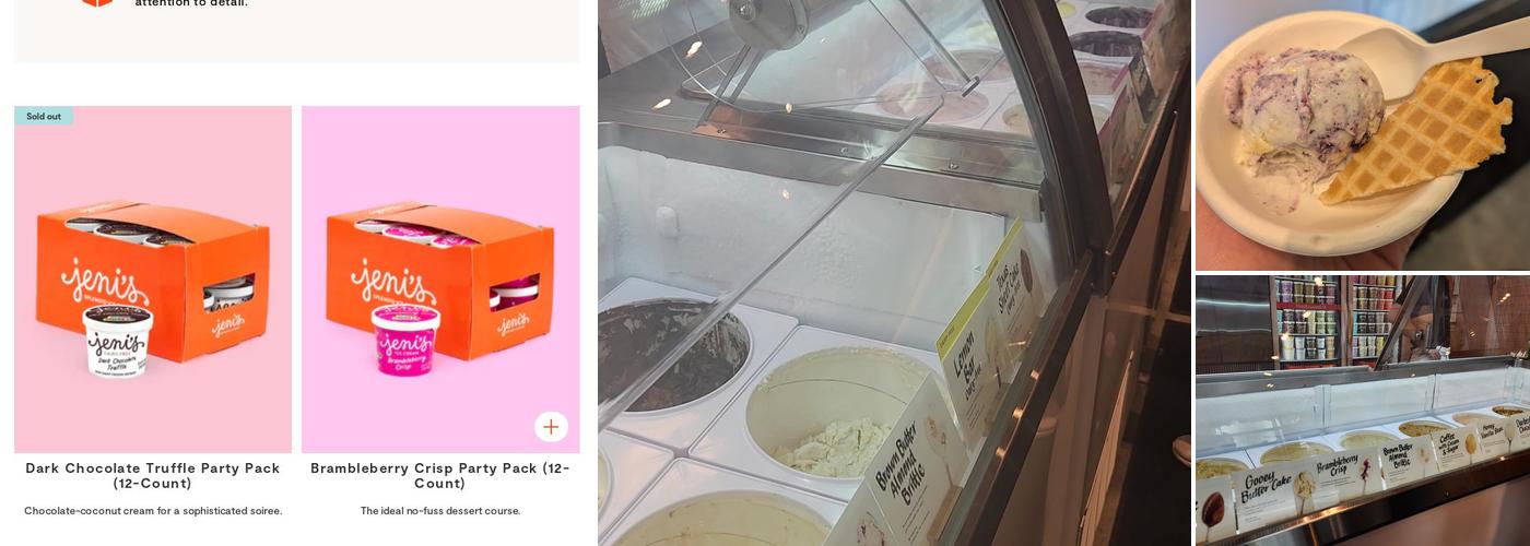 Jeni's Splendid Ice Creams Menu