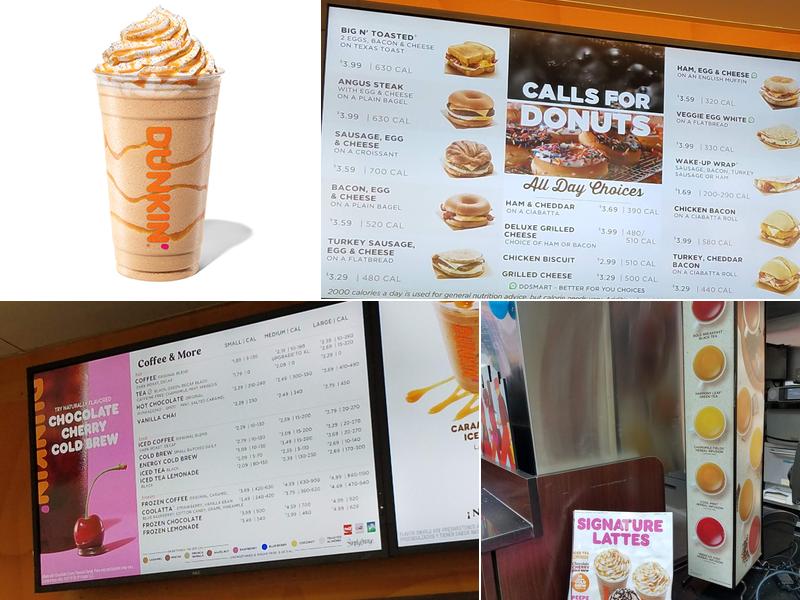Dunkin' Menu