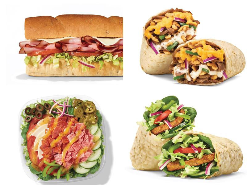 Subway Menu