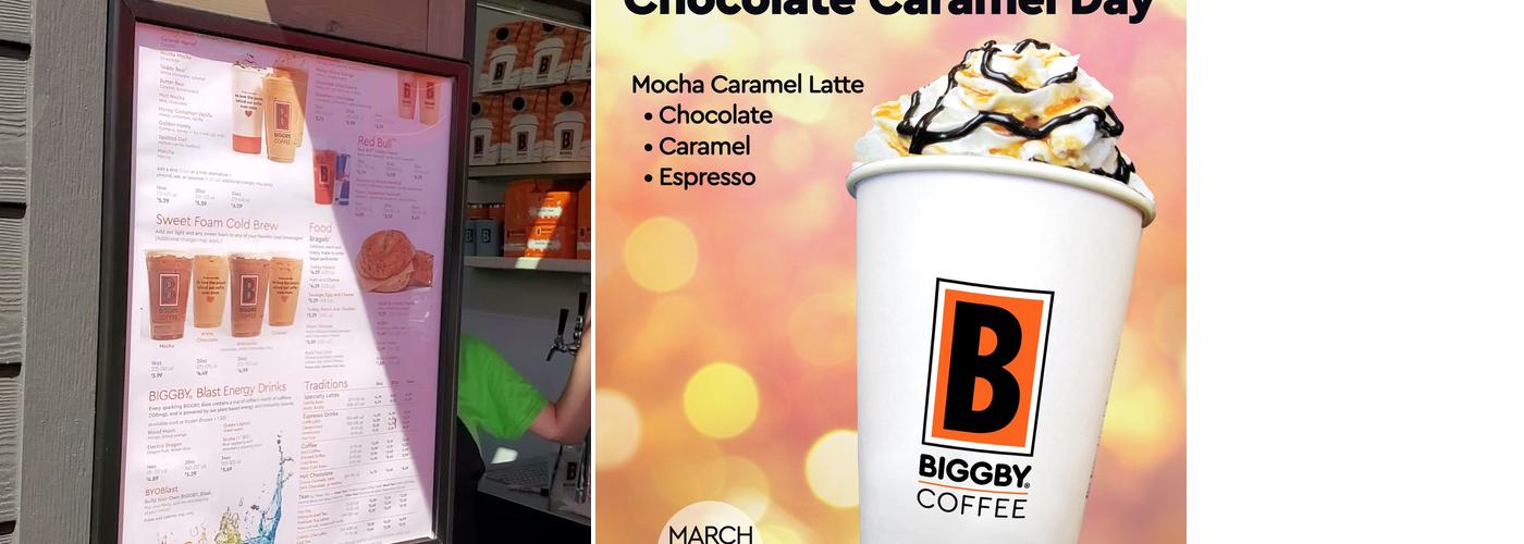 BIGGBY COFFEE Menu