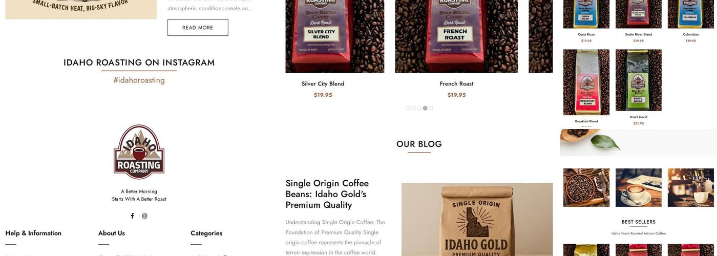 Idaho Roasting Co LLC Menu