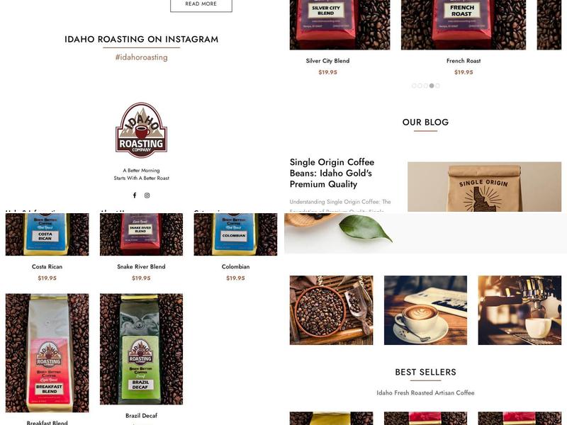 Idaho Roasting Co LLC Menu