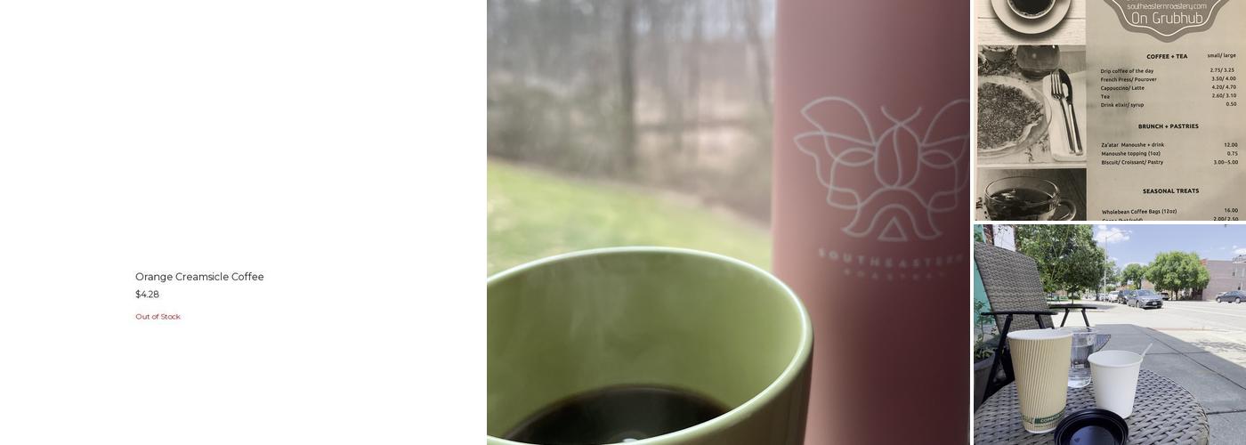 Southeastern Roastery Coffee Lab Menu