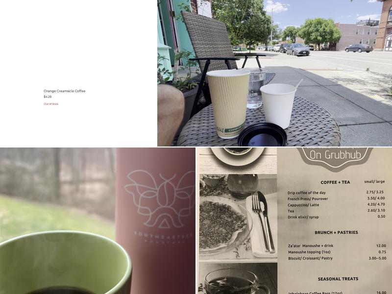 Southeastern Roastery Coffee Lab Menu