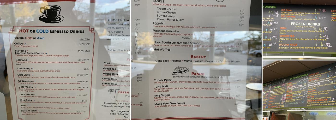Java Point Menu