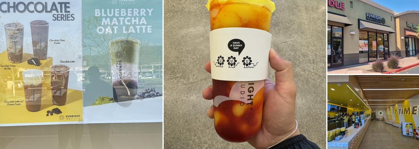 Sunright Tea Studio - Milpitas Menu