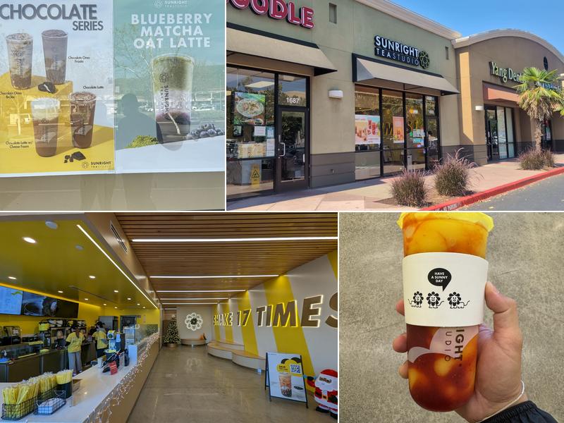 Sunright Tea Studio - Milpitas Menu