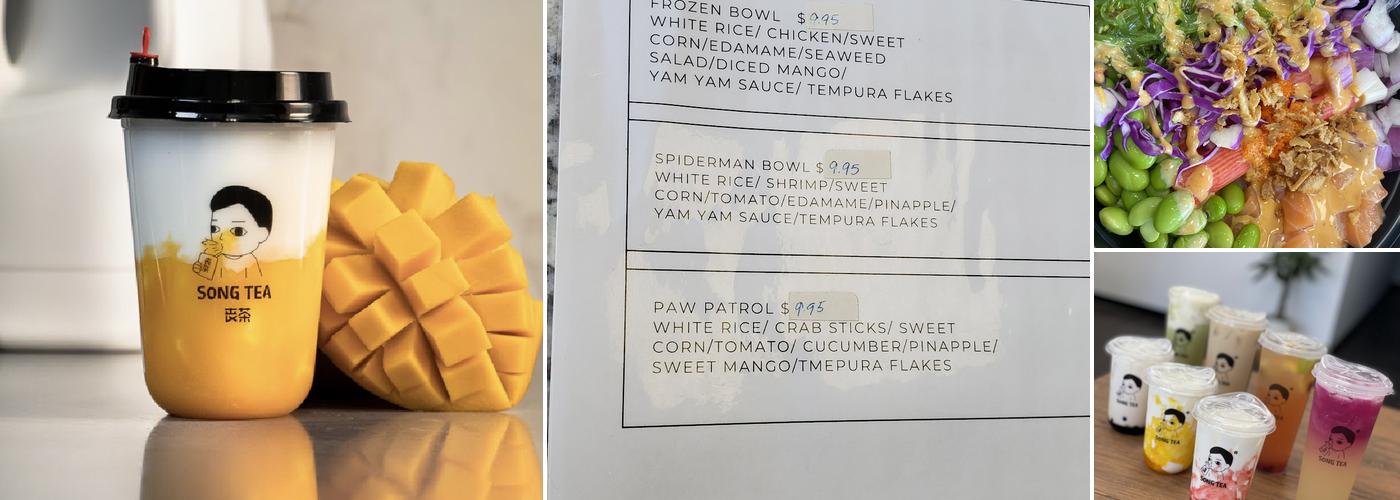 Song Tea & Poke Menu