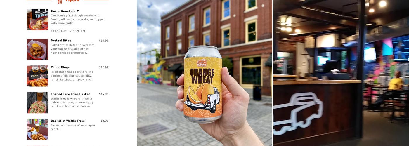 TailGate Brewery Chattanooga Menu