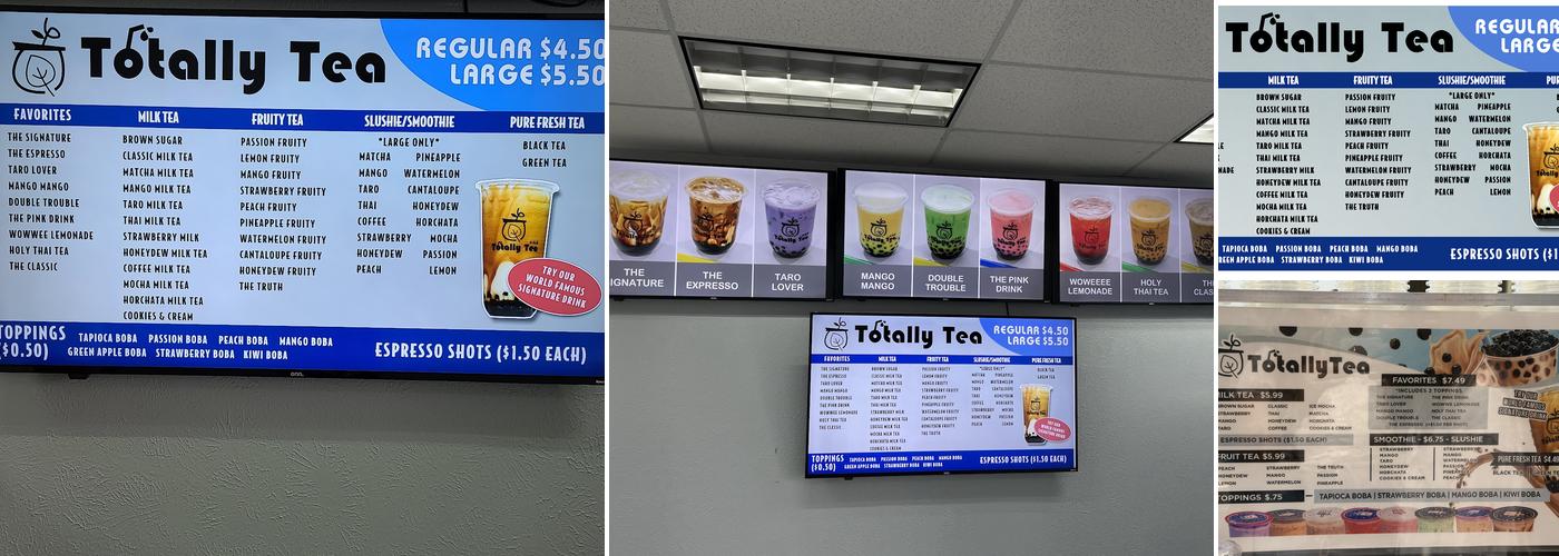 Totally Tea & Coffee Menu