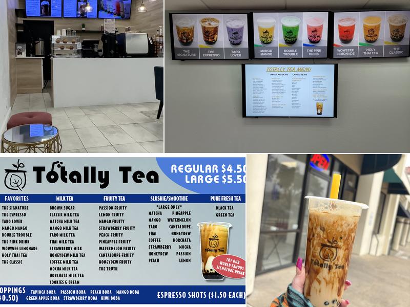 Totally Tea & Coffee Menu