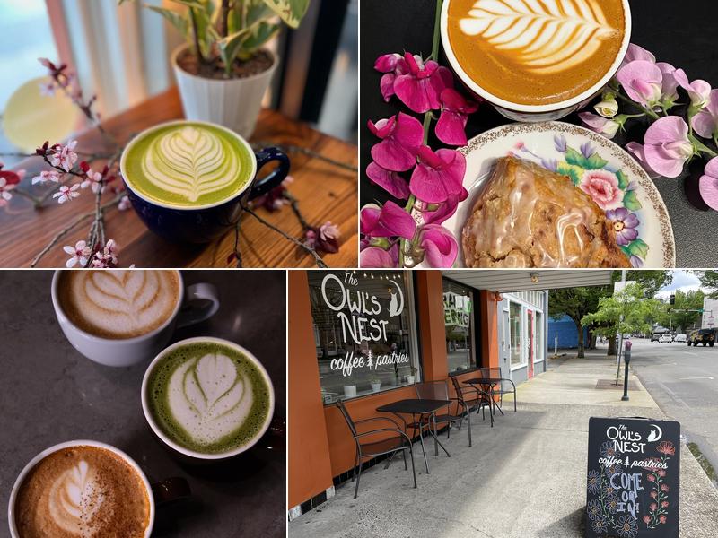 The Owl's Nest coffee + pastries