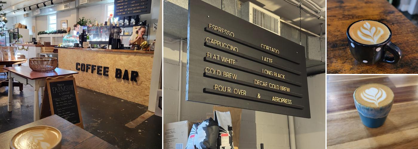 Pasco Coffee Bar Menu